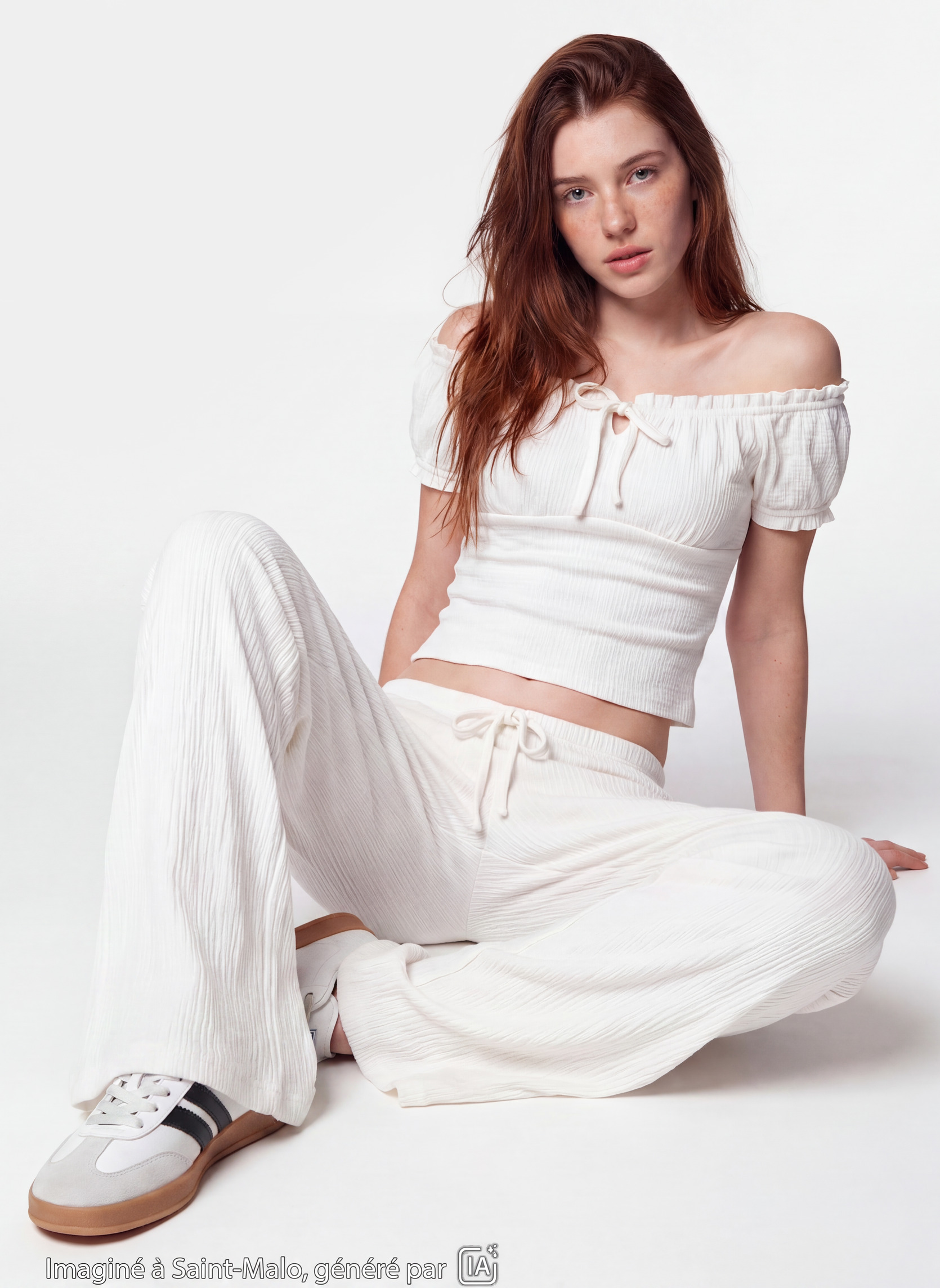 Pantalons JPANMAILDI fille beige Jennyfer Pantalons JPANMAILDI fille beige Ecru