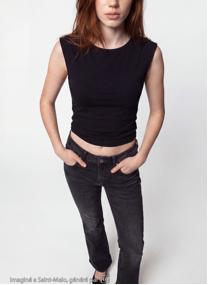 Débardeurs JDOPENBACK fille rouge