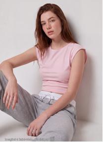 Débardeurs JDOPENBACK fille rouge
