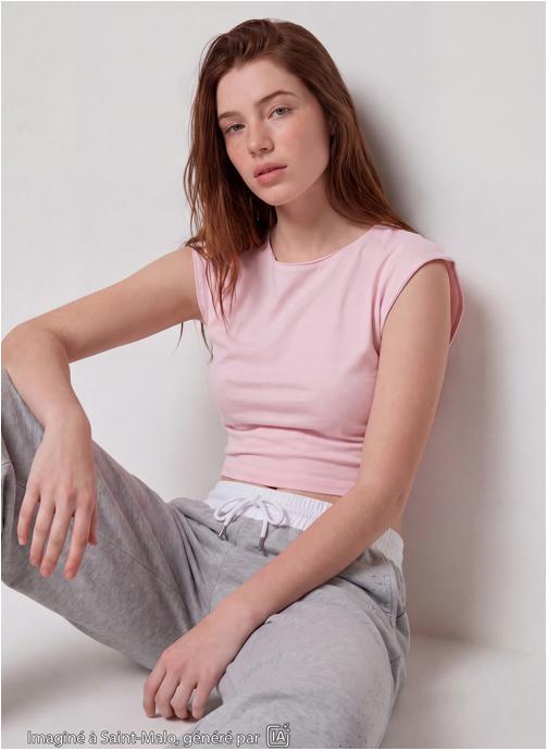 Jennyfer Débardeurs JDOPENBACK fille rose