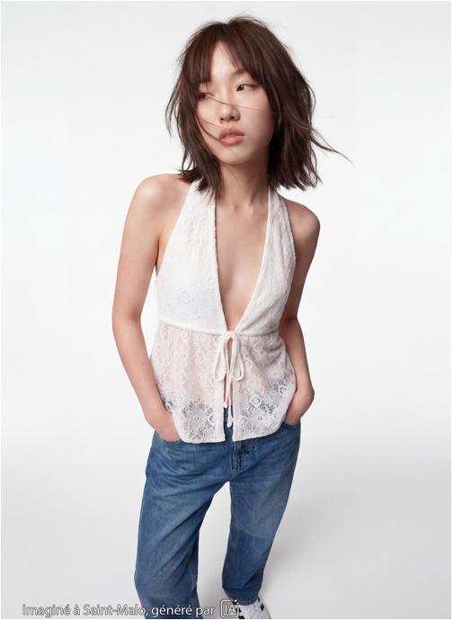 Jennyfer Débardeurs JDSFERA fille beige