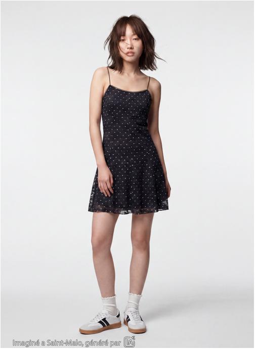 Jennyfer Robes JRODOT fille noir