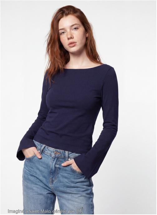 Jennyfer Tee-shirts JLPAGODE fille bleu