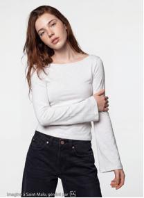 Tee-shirts JLPAGODE fille blanc