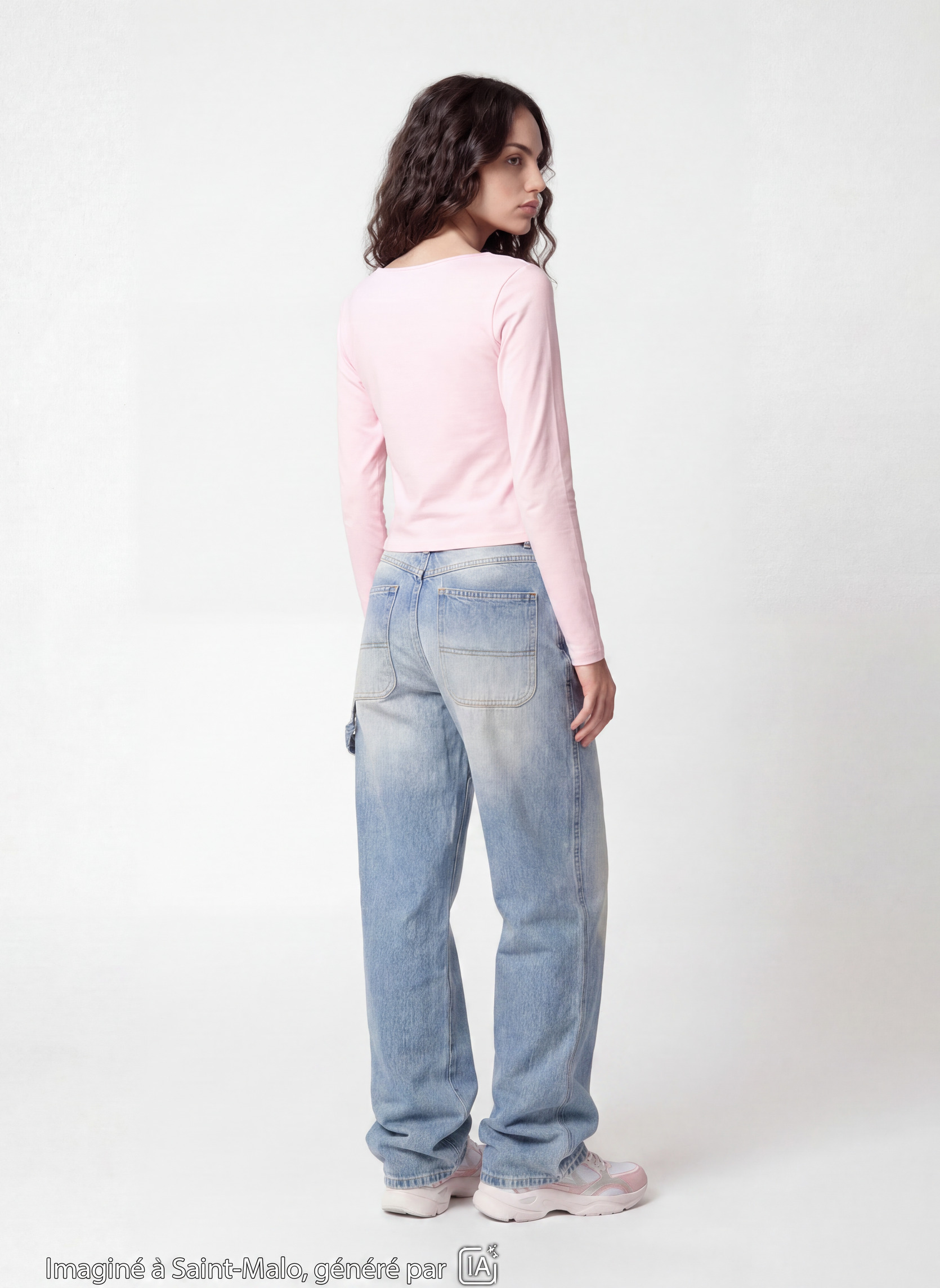 Tee-shirts JLSQUARE fille rose Jennyfer Tee-shirts JLSQUARE fille rose Rose clair