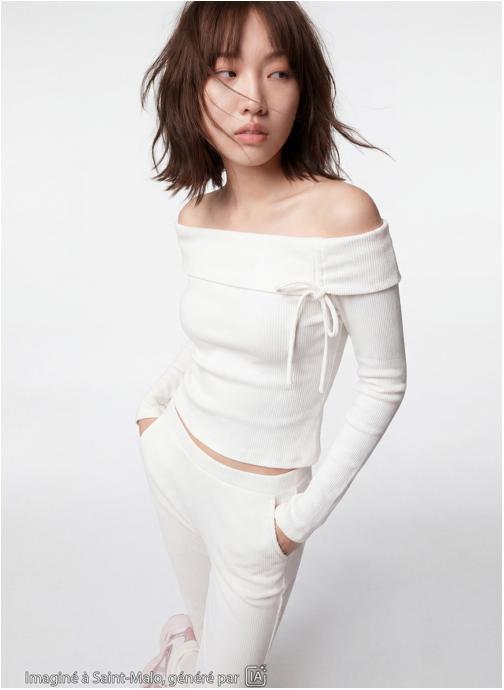 Jennyfer Tee-shirts JBARDOLISS fille beige