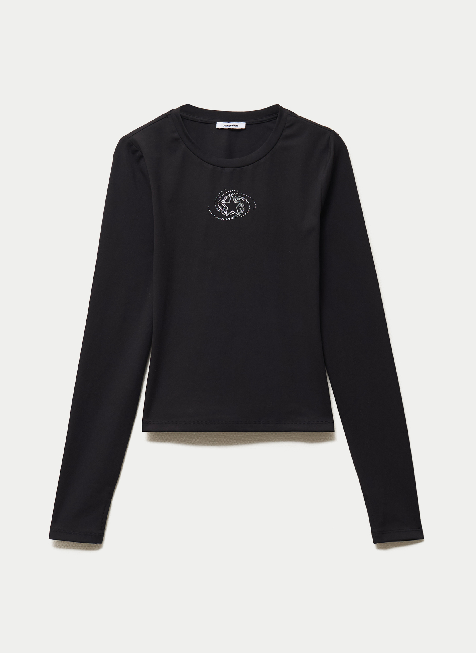 Tee-shirts JLSPORSTRASS femme noir Jennyfer Tee-shirts JLSPORSTRASS femme noir Noir