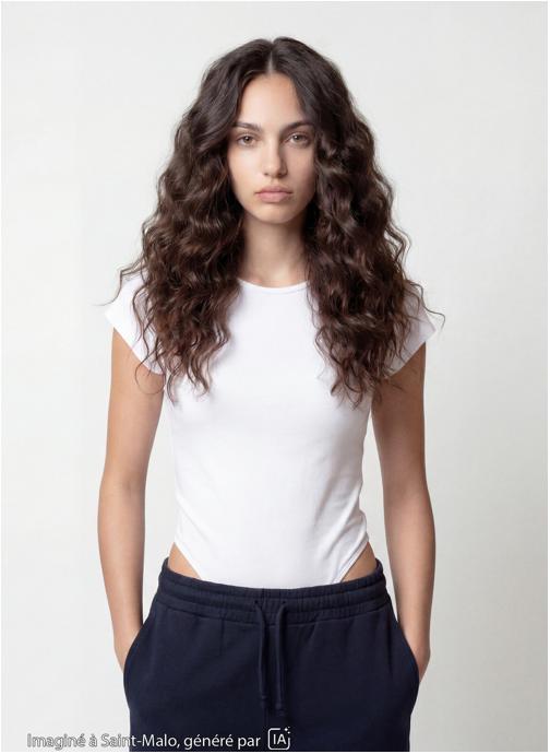 Jennyfer Tee-shirts et débardeurs JKBODY fille blanc