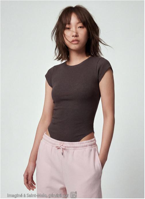 Jennyfer Tee-shirts et débardeurs JKBODY fille gris