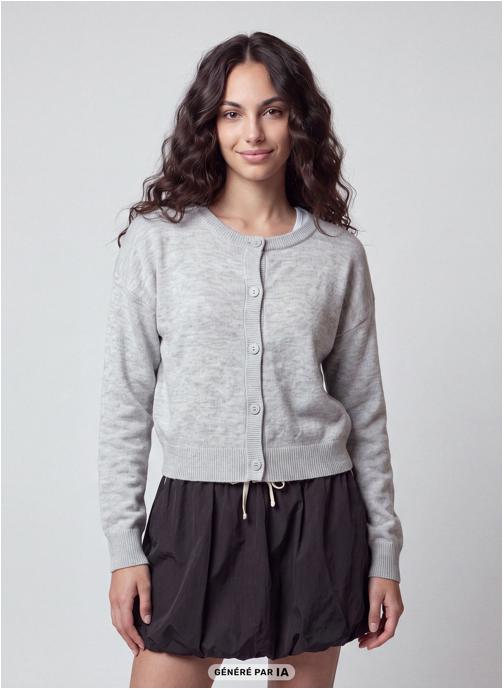 Jennyfer Gilets JGILBOUT fille blanc