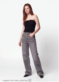 Jeans droits TOM-STHIGH fille bleu