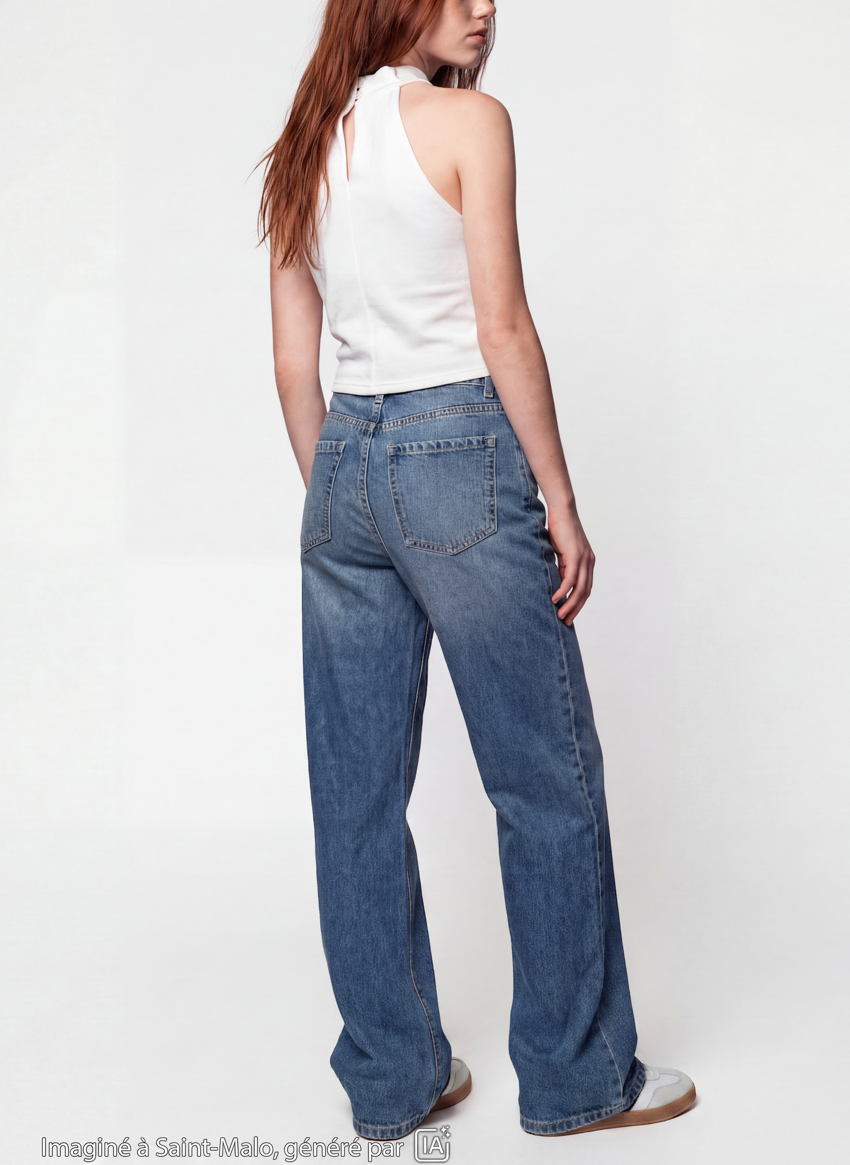 Jeans droits TOM-STHIGH fille bleu Jennyfer Jeans droits TOM-STHIGH fille bleu Jean stone