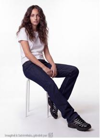Jeans droits TOM-STLOW fille bleu Jennyfer Jeans droits TOM-STLOW fille bleu Bleu brut