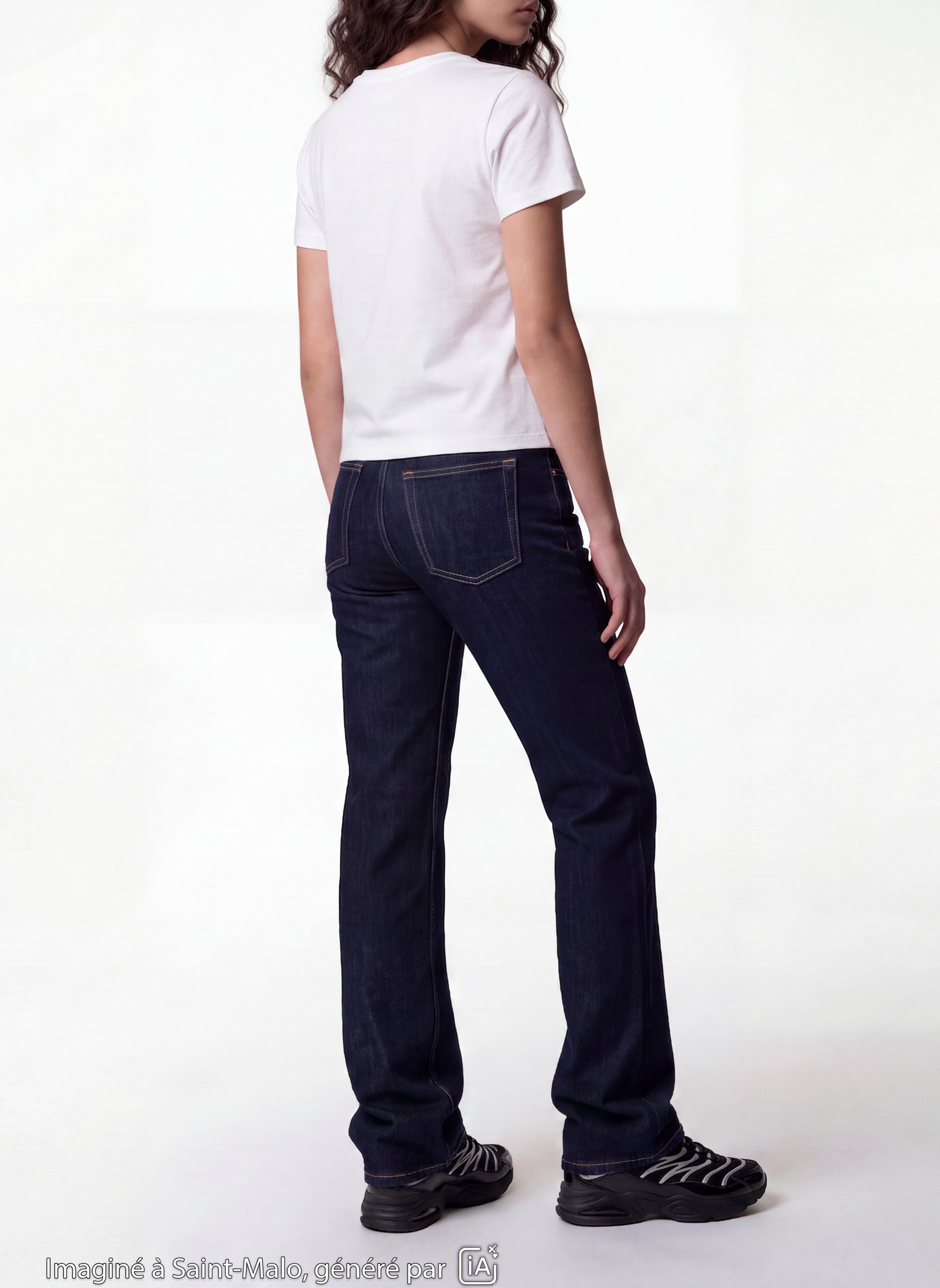 Jeans droits TOM-STLOW fille bleu Jennyfer Jeans droits TOM-STLOW fille bleu Bleu brut