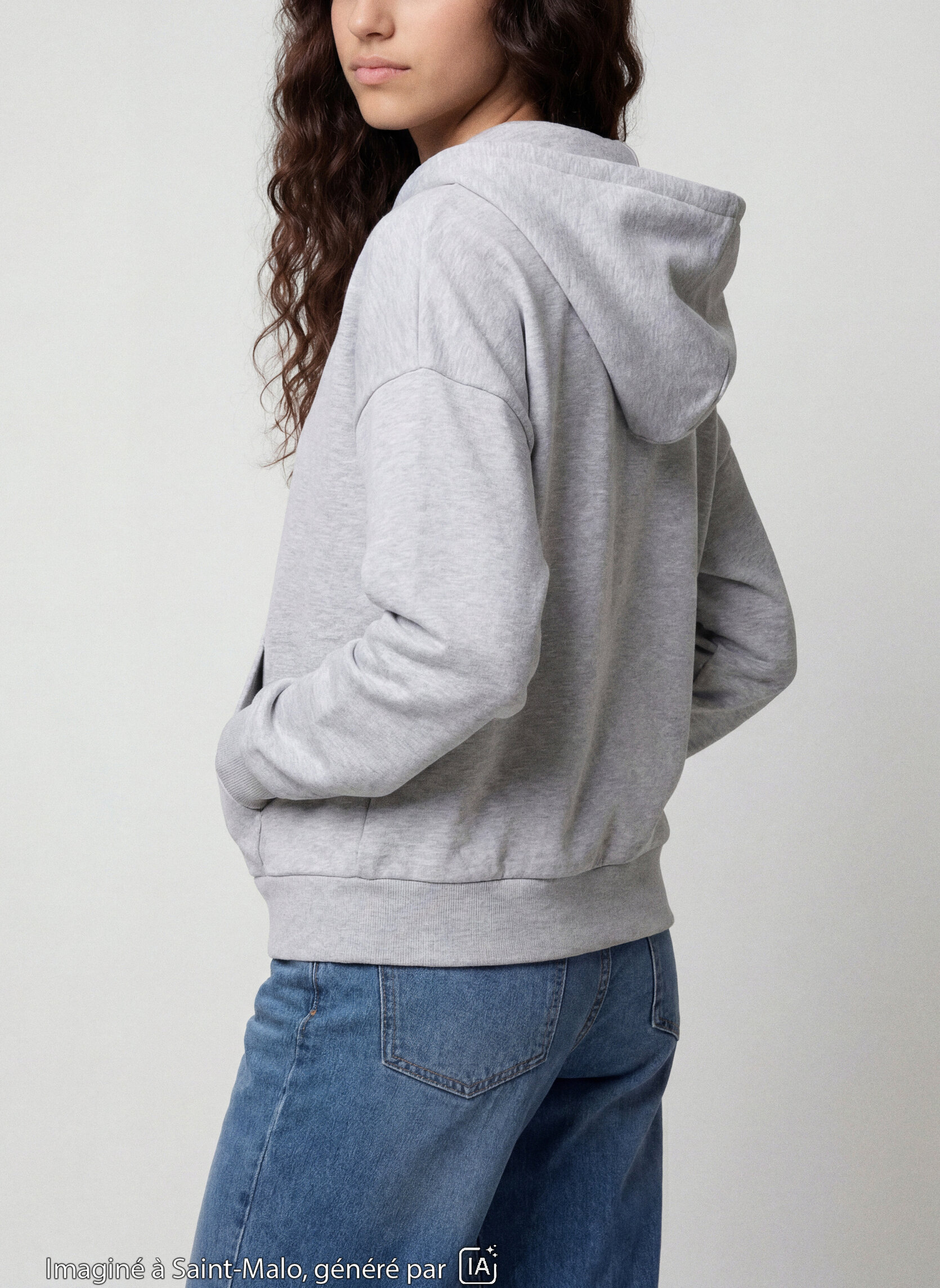 Sweats à capuche JLSWEAZIP fille gris Jennyfer Sweats à capuche JLSWEAZIP fille gris Gris clair