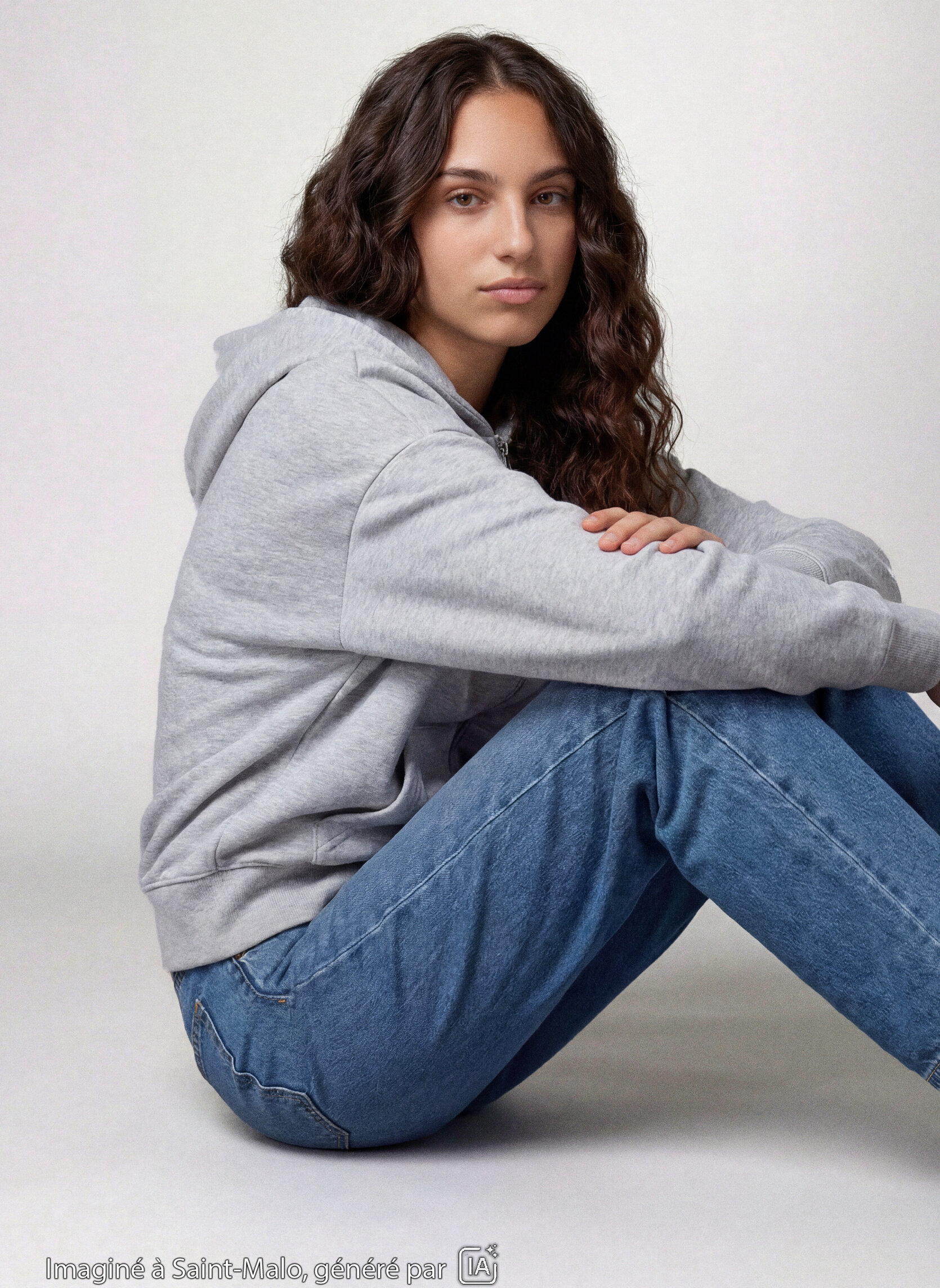 Sweats à capuche JLSWEAZIP fille gris Jennyfer Sweats à capuche JLSWEAZIP fille gris Gris clair