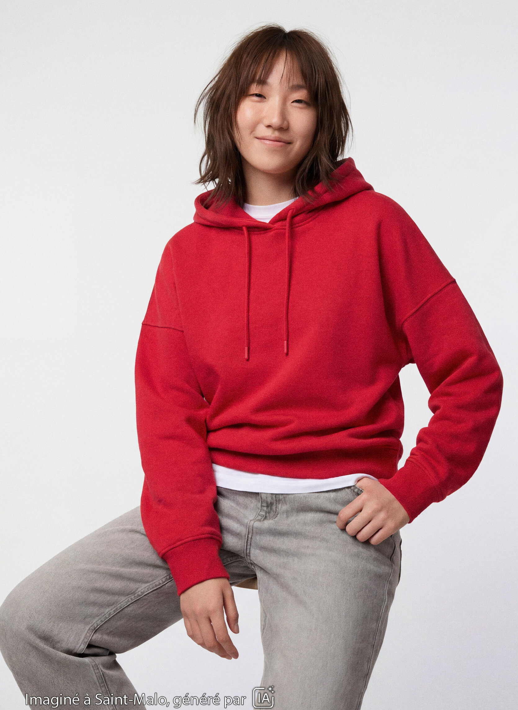 Sweats à capuche JLSWEAHOOD femme rouge Jennyfer Sweats à capuche JLSWEAHOOD femme rouge Rouge