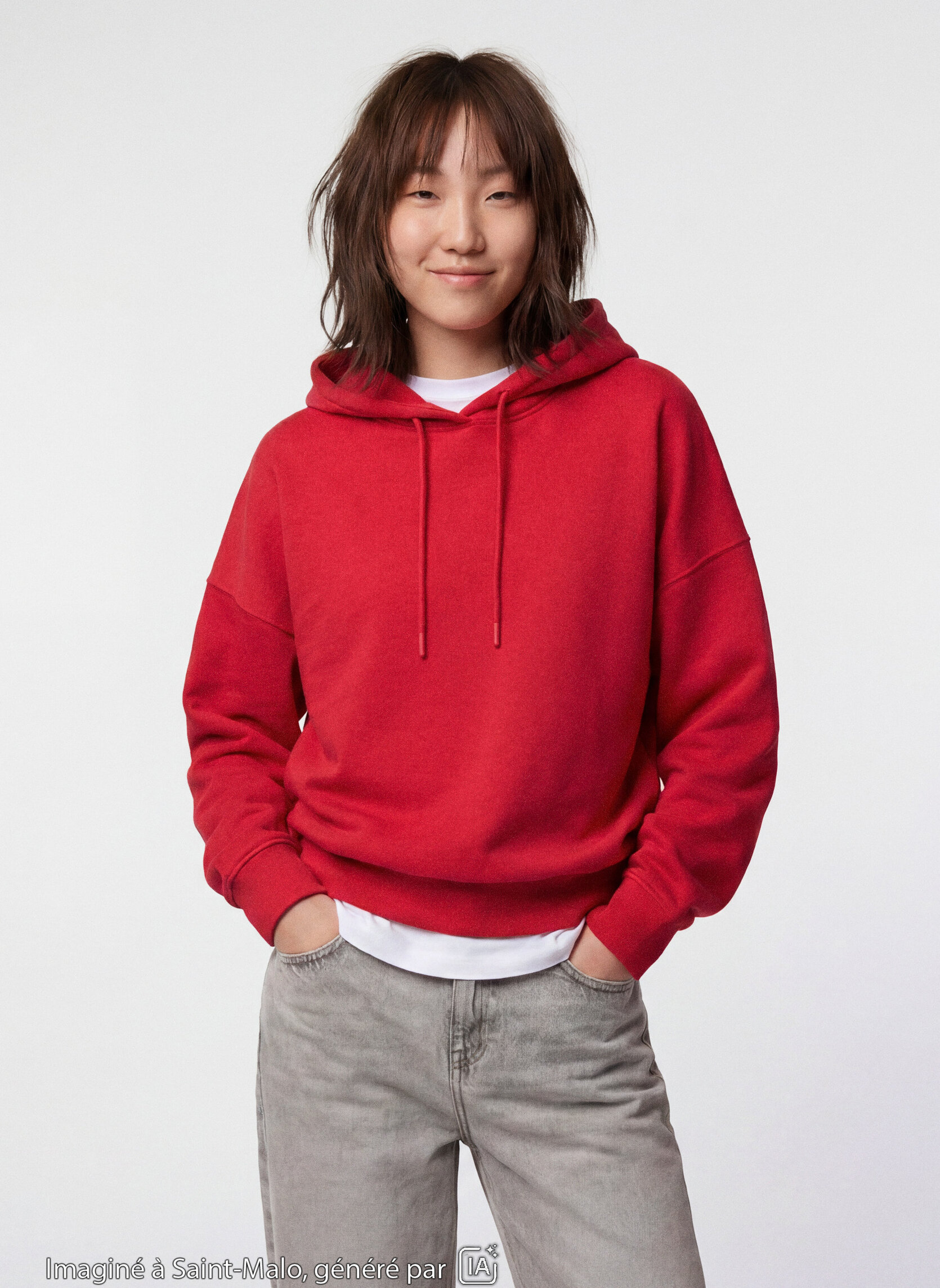 Sweats à capuche JLSWEAHOOD femme rouge Jennyfer Sweats à capuche JLSWEAHOOD femme rouge Rouge