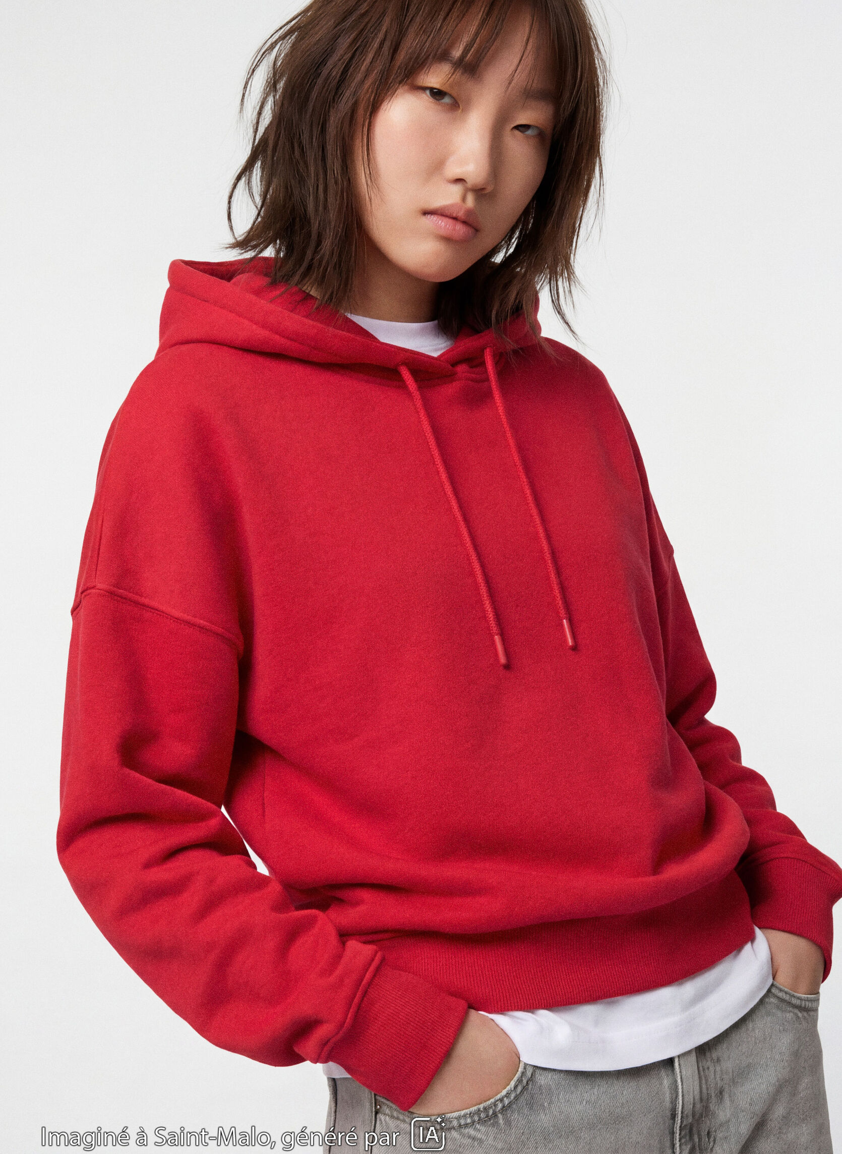 Sweats à capuche JLSWEAHOOD femme rouge Jennyfer Sweats à capuche JLSWEAHOOD femme rouge Rouge