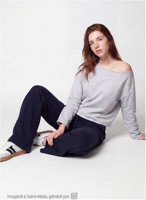 Jennyfer Sweats à capuche JLSWEARAW fille gris