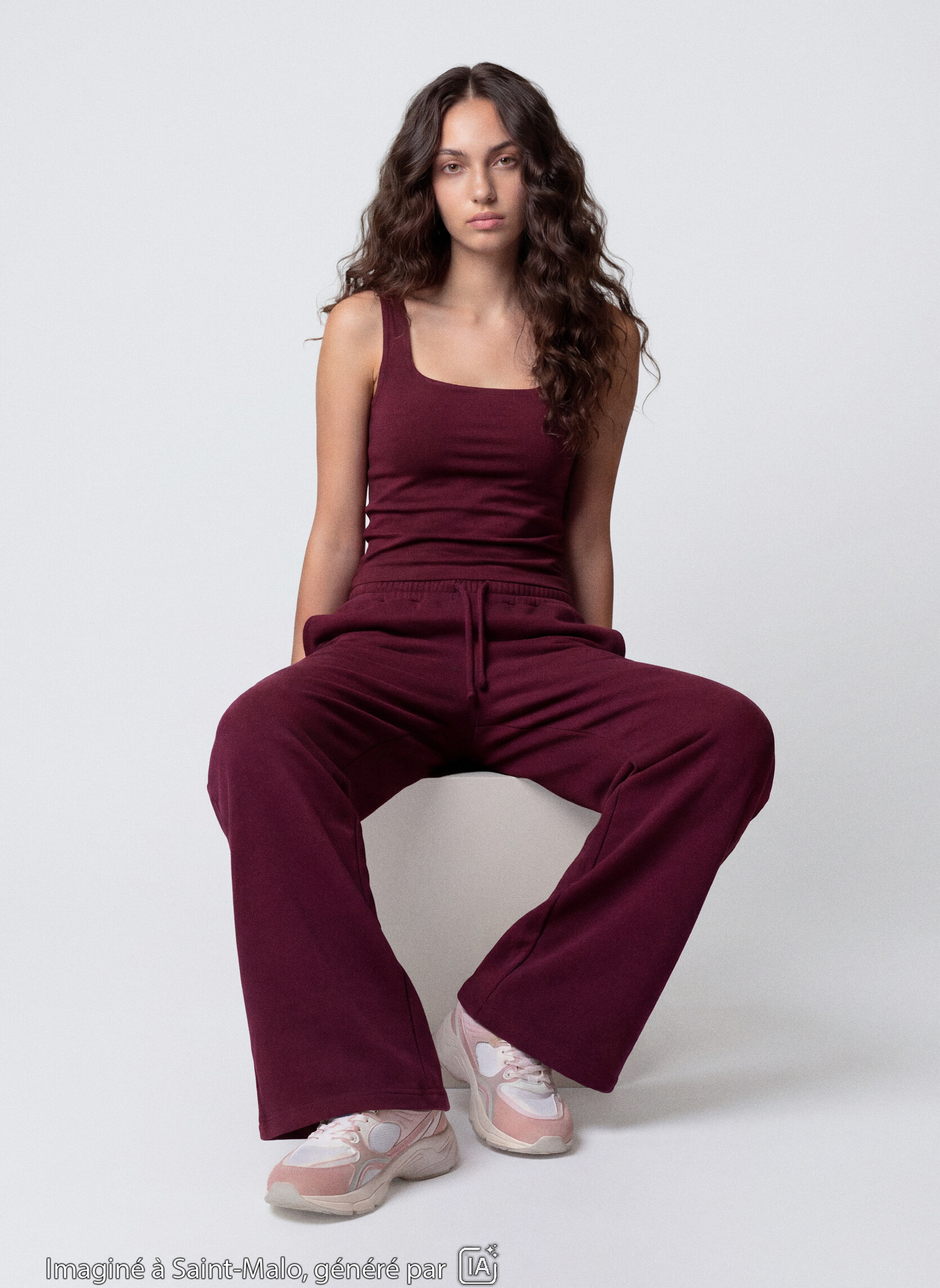 Bas de jogging JJOGWIDE femme bordeaux Jennyfer Bas de jogging JJOGWIDE femme bordeaux Bordeaux