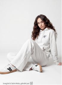 Bas de jogging JJOGWIDE femme bordeaux