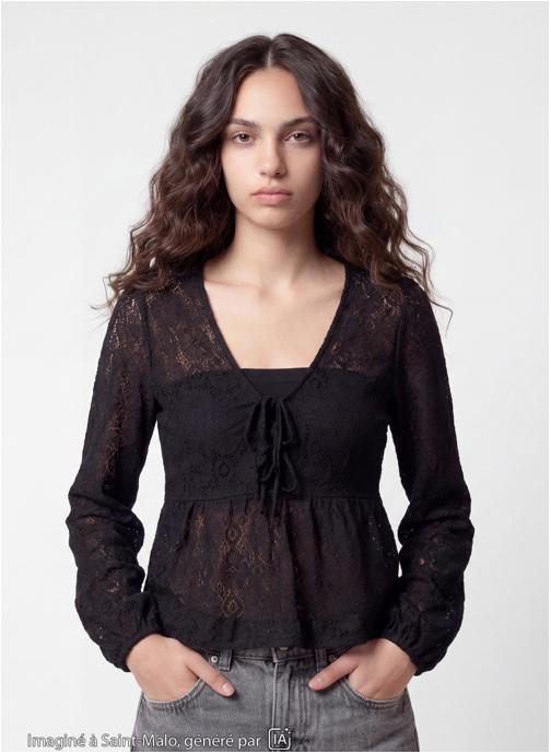 Jennyfer Blouses JCHEMDENT fille noir