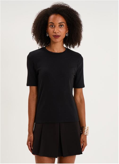 Naf Naf Tee-shirts NAF3_THERESA femme noir