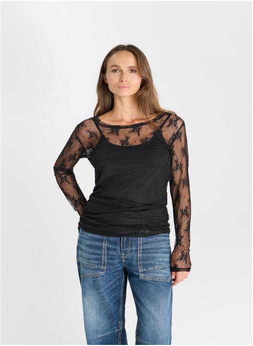 Le temps des cerises Tee-shirts Tee-Shirt SOPHIE Black femme noir