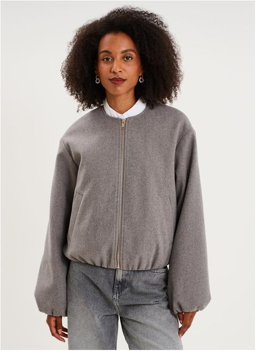 Naf Naf Vestes NAF3_GISELE femme gris