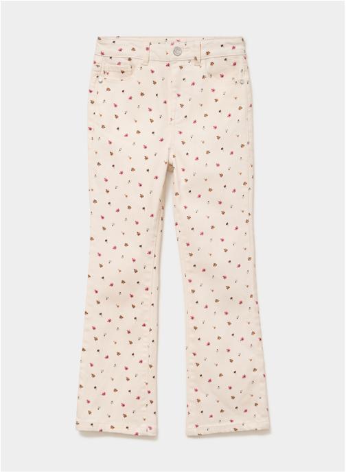 CREEKS Pantalons CRE4_PECHE_AOP fille beige