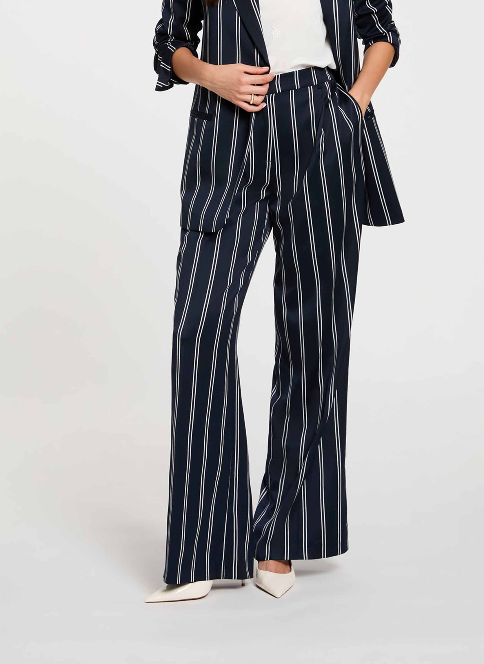 Pantalons droit 262-PVKER.F femme bleu Morgan Pantalons droit 262-PVKER.F femme bleu Bleu marine