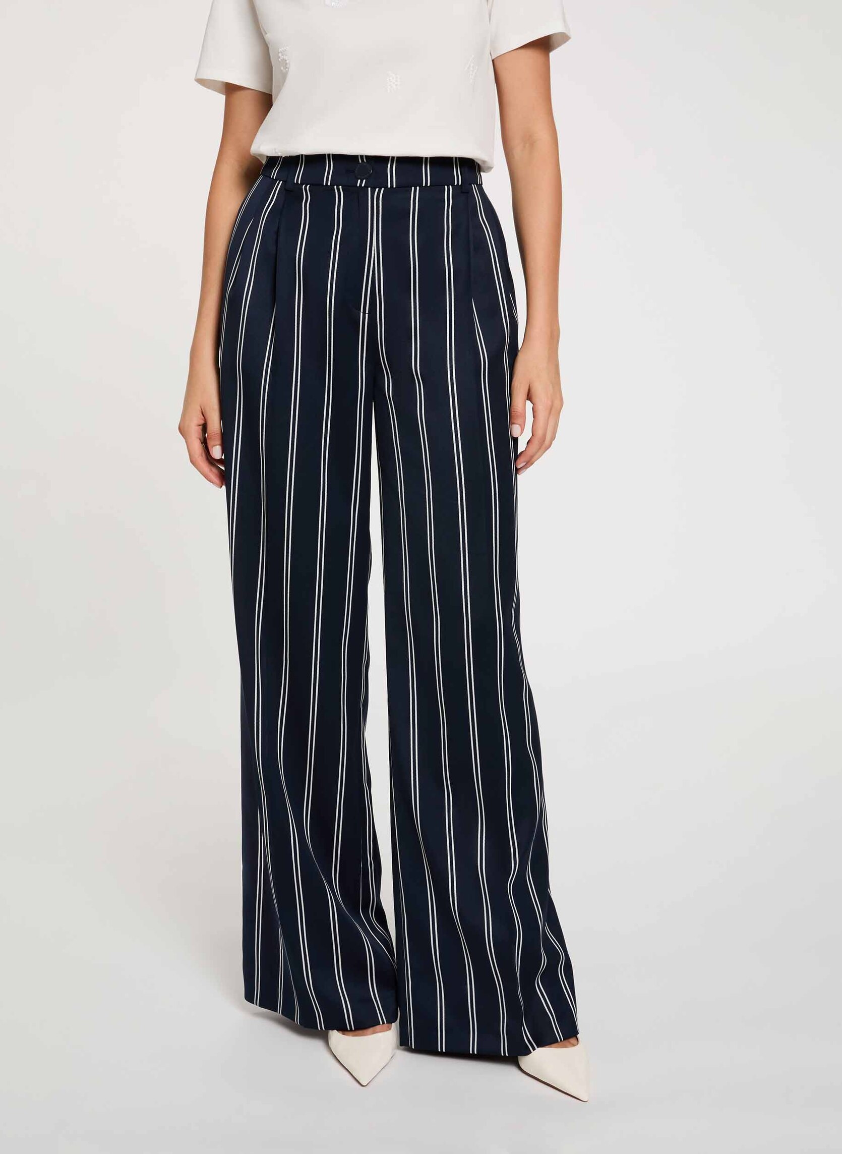 Pantalons droit 262-PVKER.F femme bleu Morgan Pantalons droit 262-PVKER.F femme bleu Bleu marine