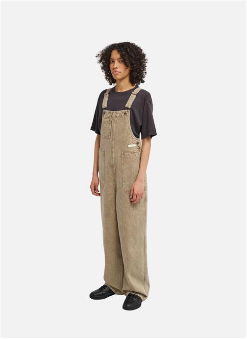 Element Salopettes 70 Dungaree Color Denim femme marron