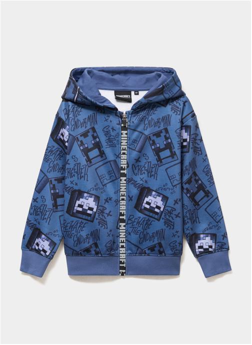 Minecraft Sweats à capuche FU_FLORIBERT_MINECRAFT garçon bleu