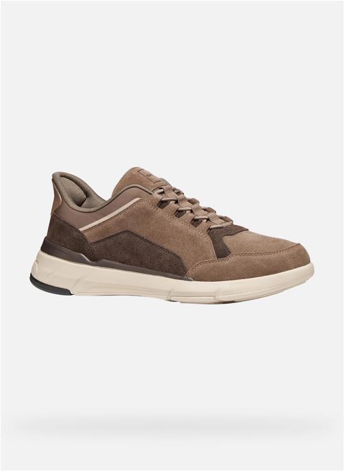 Geox Baskets basses U VITTOUR PLUS homme marron