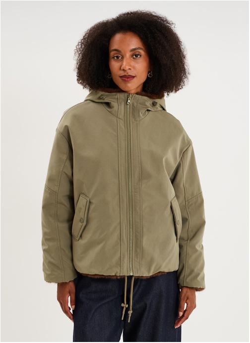 Naf Naf Parkas NAF3_GREGORIA femme vert