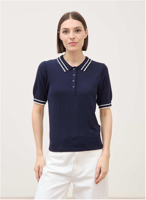 Bonobo Pulls POLOFINEF femme bleu