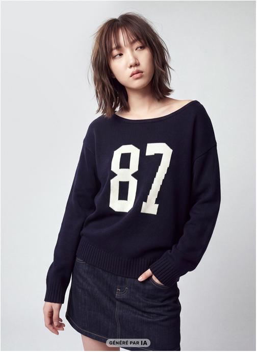 Jennyfer Pulls JPUL87 femme bleu
