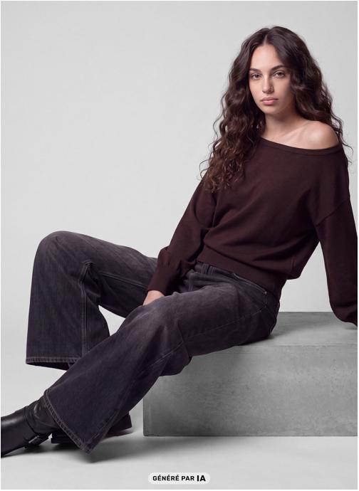 Jennyfer Pulls JPULDANCECUF femme marron