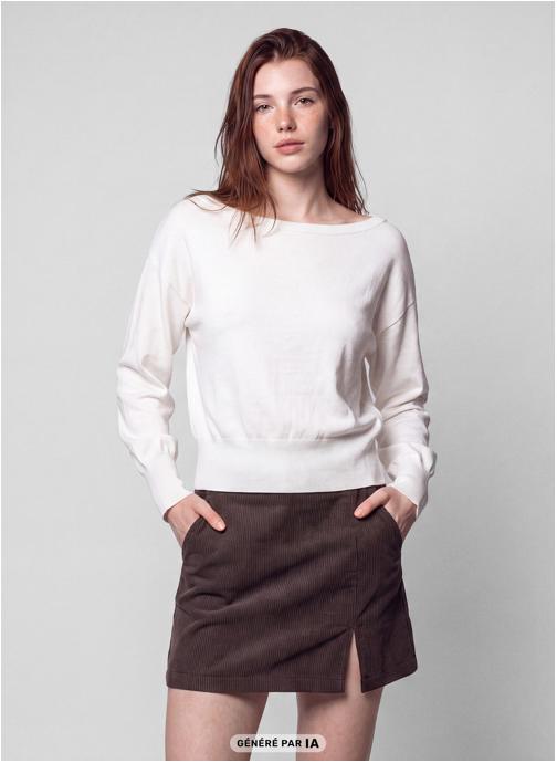 Jennyfer Pulls JPULDANCECUF femme blanc
