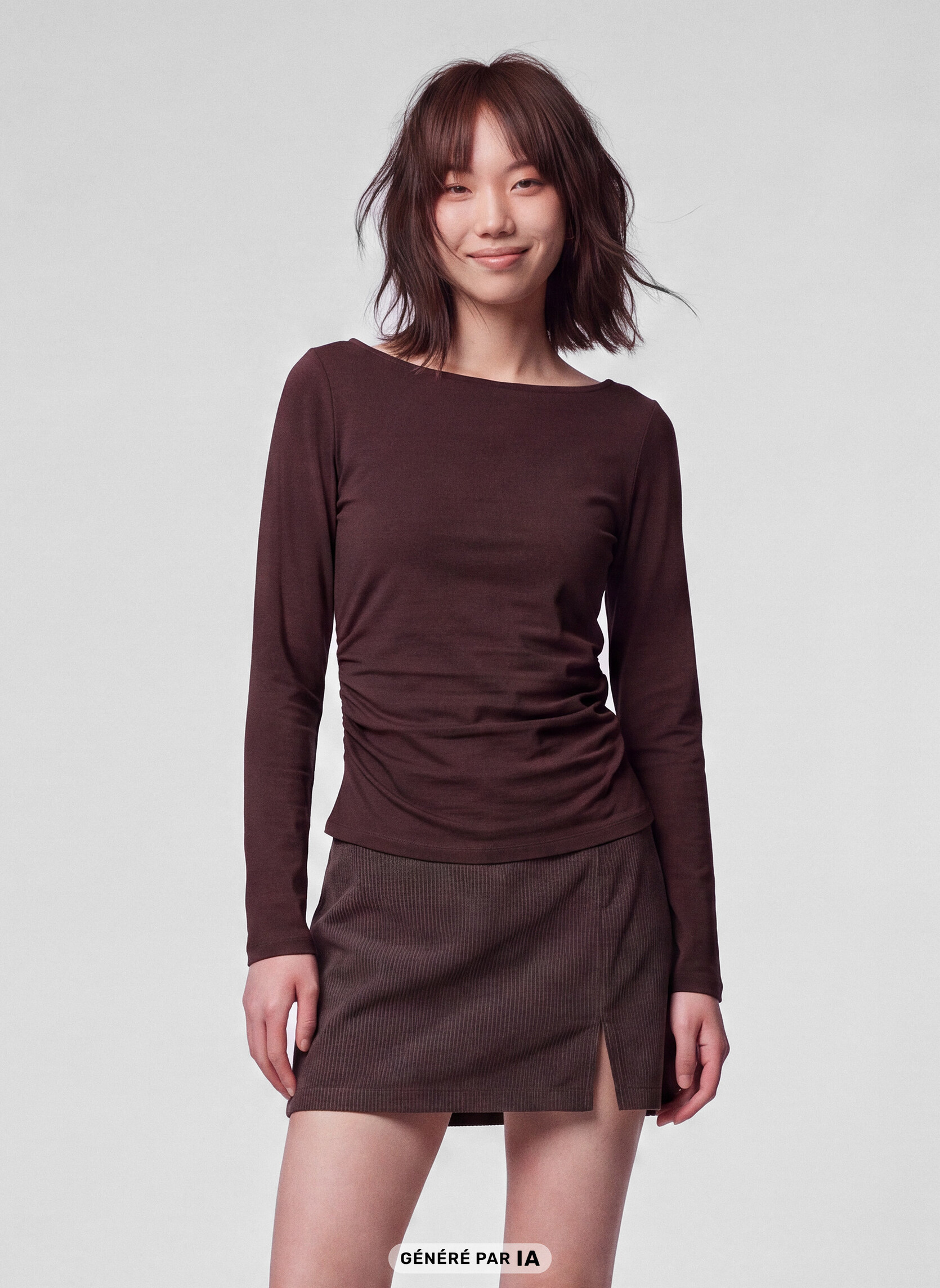 Tee-shirts JLGATHERYL femme marron Jennyfer Tee-shirts JLGATHERYL femme marron Marron foncé