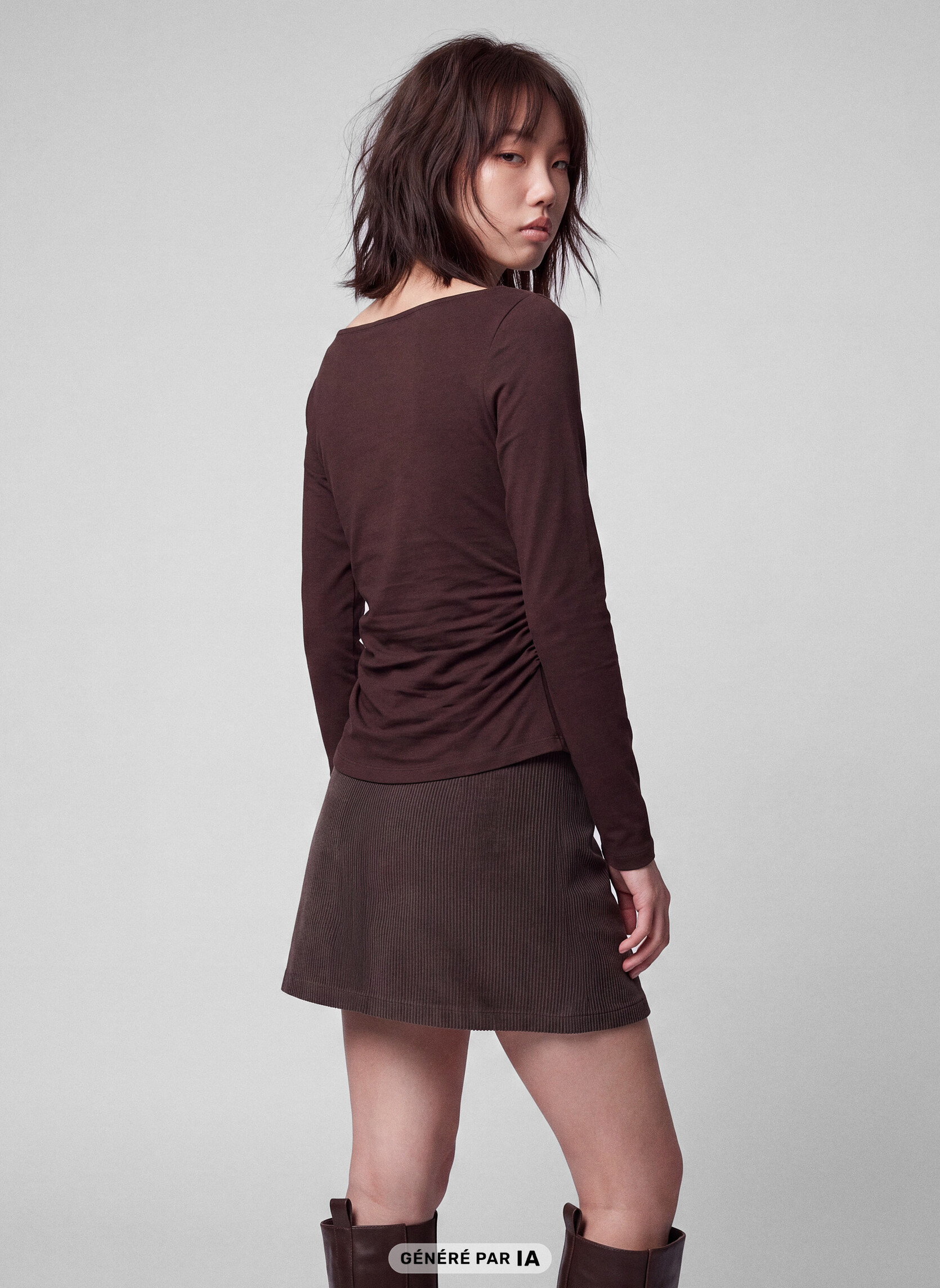 Tee-shirts JLGATHERYL femme marron Jennyfer Tee-shirts JLGATHERYL femme marron Marron foncé