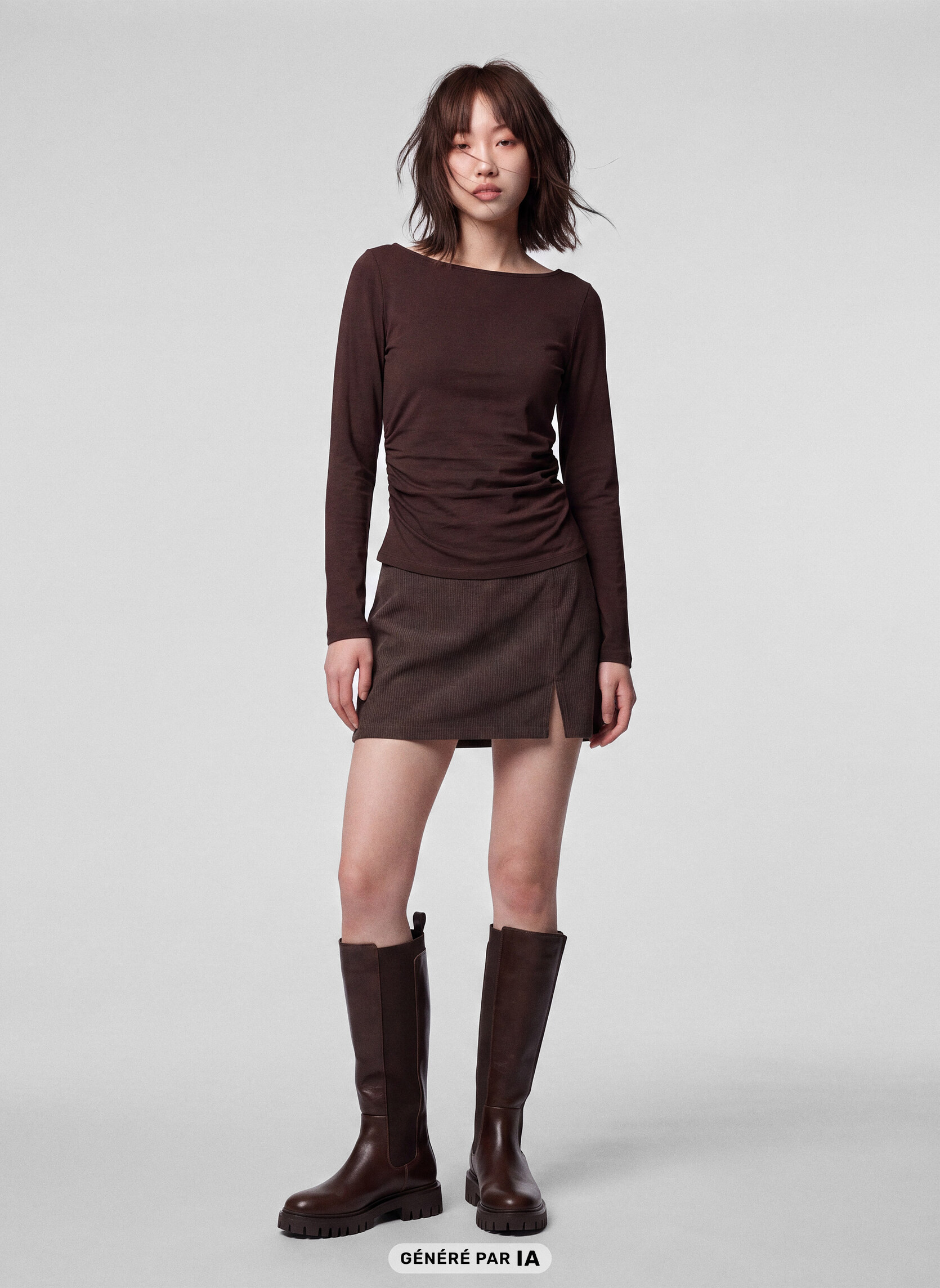 Tee-shirts JLGATHERYL femme marron Jennyfer Tee-shirts JLGATHERYL femme marron Marron foncé