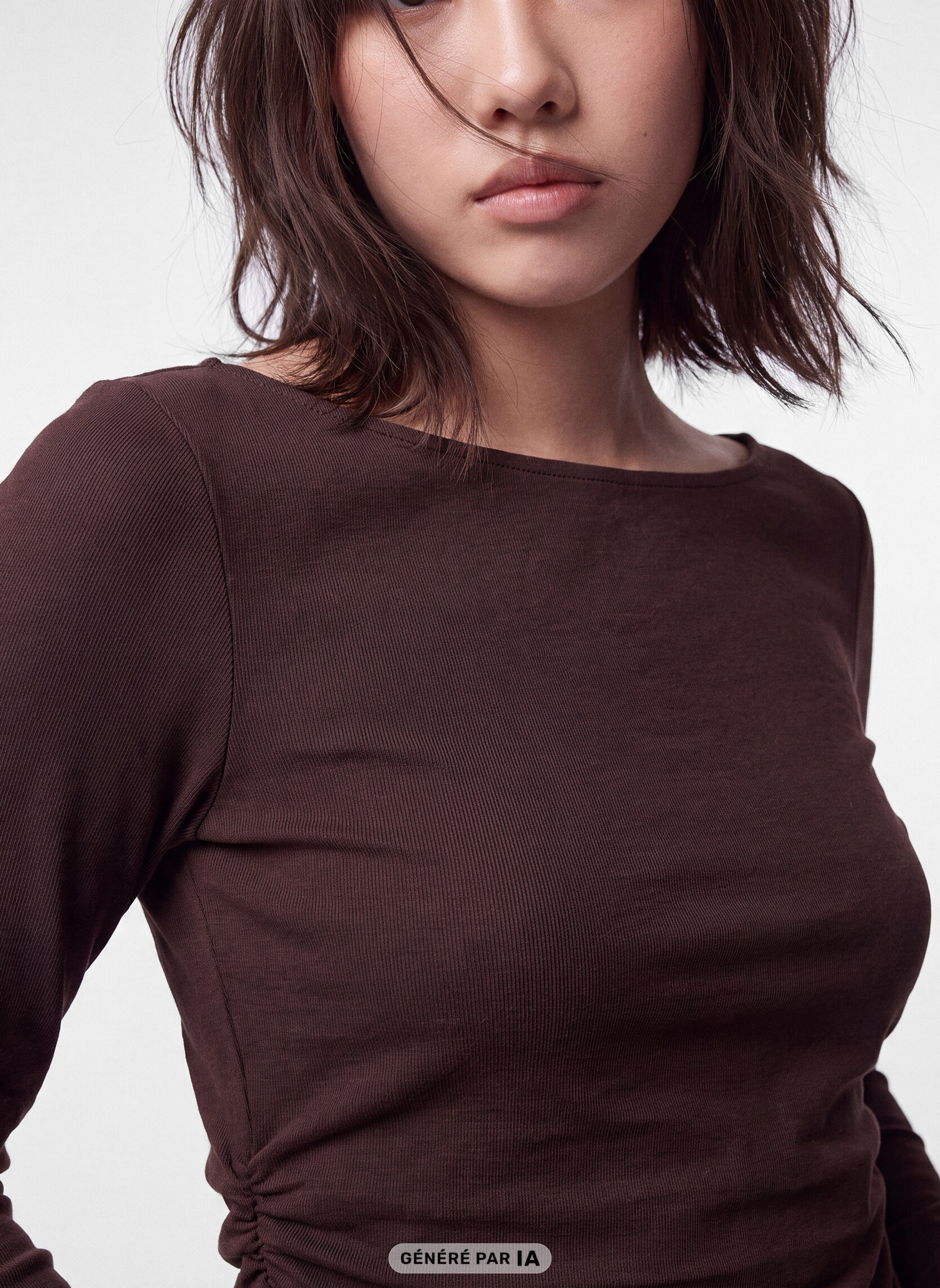 Tee-shirts JLGATHERYL femme marron Jennyfer Tee-shirts JLGATHERYL femme marron Marron foncé