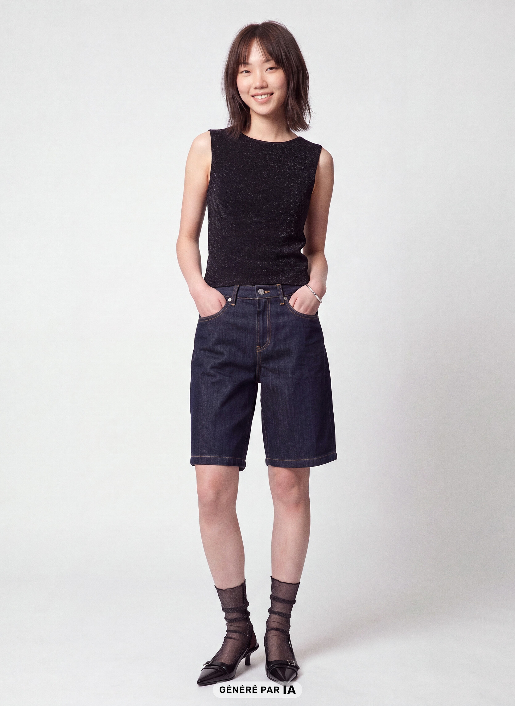 Bermudas JBERMU26 fille bleu Jennyfer Bermudas JBERMU26 fille bleu Bleu brut