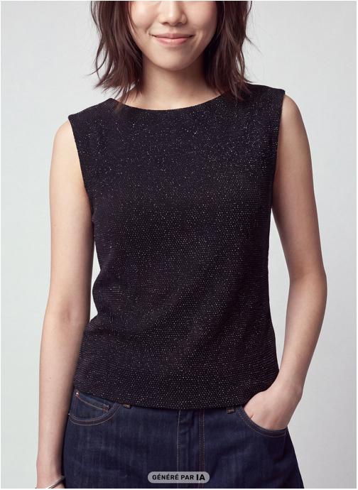 Jennyfer Débardeurs JDOPENBISOU femme noir