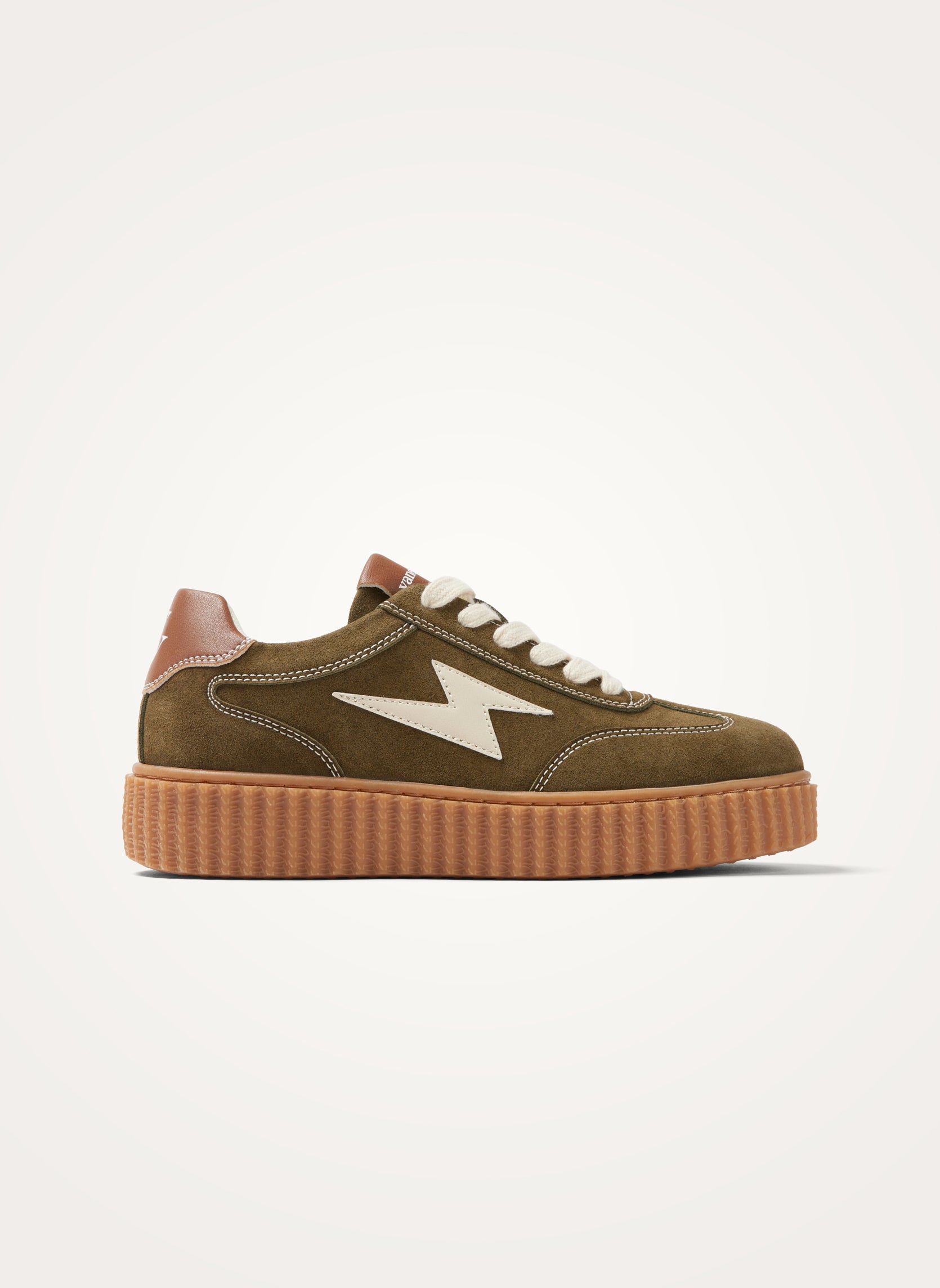 Baskets basses MAGGIE Emblem Lace femme vert Vanessa Wu Baskets basses MAGGIE Emblem Lace femme vert Kaki