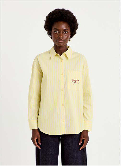 Cache Cache Chemises CHEPOPTRIBRO femme jaune