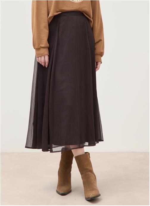 Bonobo Jupes mi-longues TOWNJULF femme marron